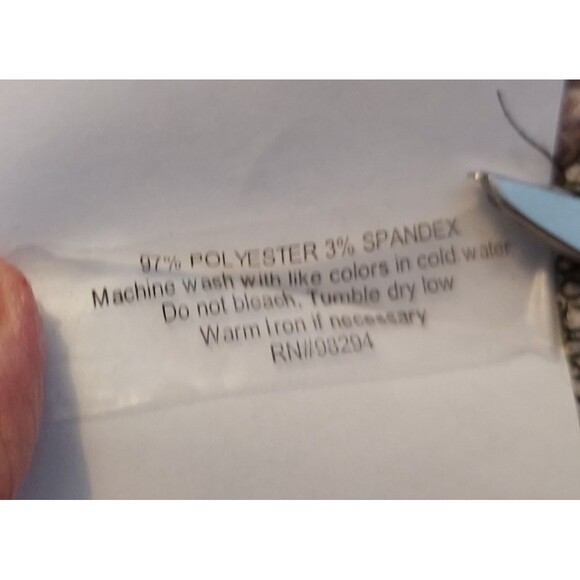 Stella + Ginger Shirt Top Ruffled Short Sleeve Stretch Floral Womens Large NWT - Picture 11 of 15